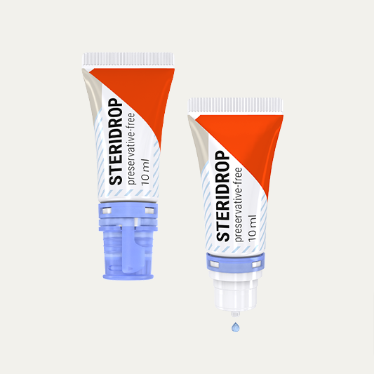 SteriDrop™ Tube for Preservative-free Eye Drops